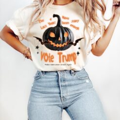 Trump 2024 Halloween Trumpkin Shirt Vote Trump